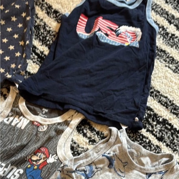 Boys 5T assorted Graphic Tank Top bundle - Picture 3 of 3